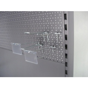 Regał Przyścienny Perforowany MAGO H-210 cm, L-125 cm, G-37 cm