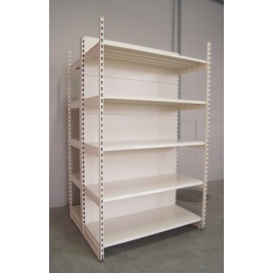 Regał sklepowy metalowy MAGO gondola dwustronny H-170 cm, L-60 cm, G-10 x 47cm