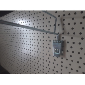 ZAWIESZKA Z KLIPSEM POJEDYNCZA 30 CM DO PLECÓW PERFOROWANYCH Z UCHWYTEM NA CENĘ I LISTWĄ DRA W KPL. - obrazek 4