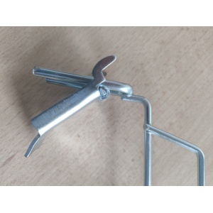 ZAWIESZKA Z KLIPSEM POJEDYNCZA 20 CM DO PLECÓW PERFOROWANYCH Z UCHWYTEM NA CENĘ I LISTWĄ DRA W KPL. - obrazek 6